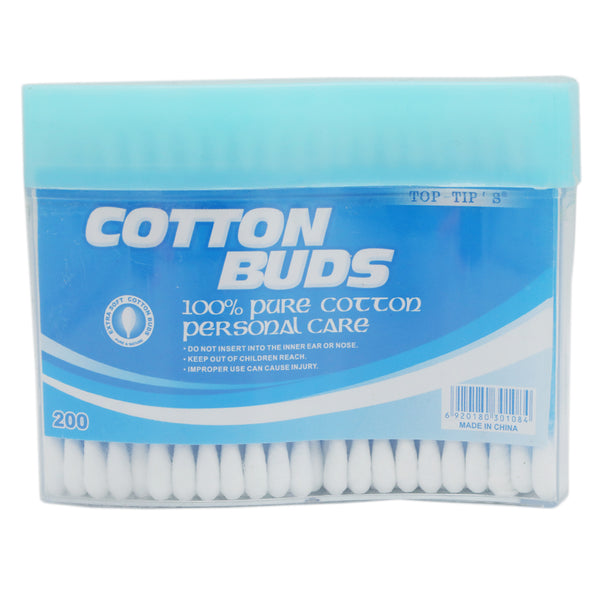 Cotton Buds 200Pcs - Blue, Beauty & Personal Care, Health & Hygiene, Chase Value, Chase Value