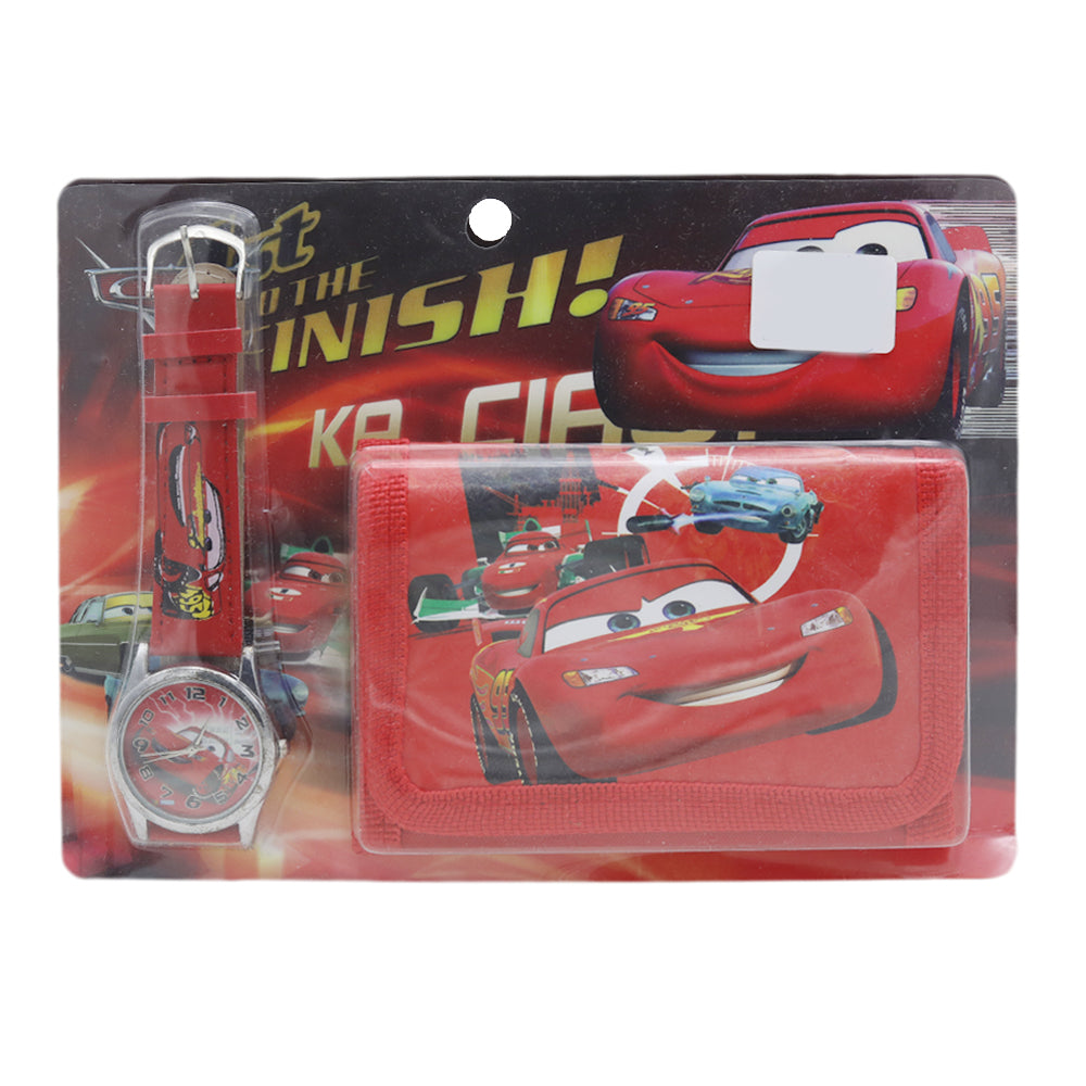 Kids Watch & Wallet - Cars, Kids, Boys Watches, Chase Value, Chase Value