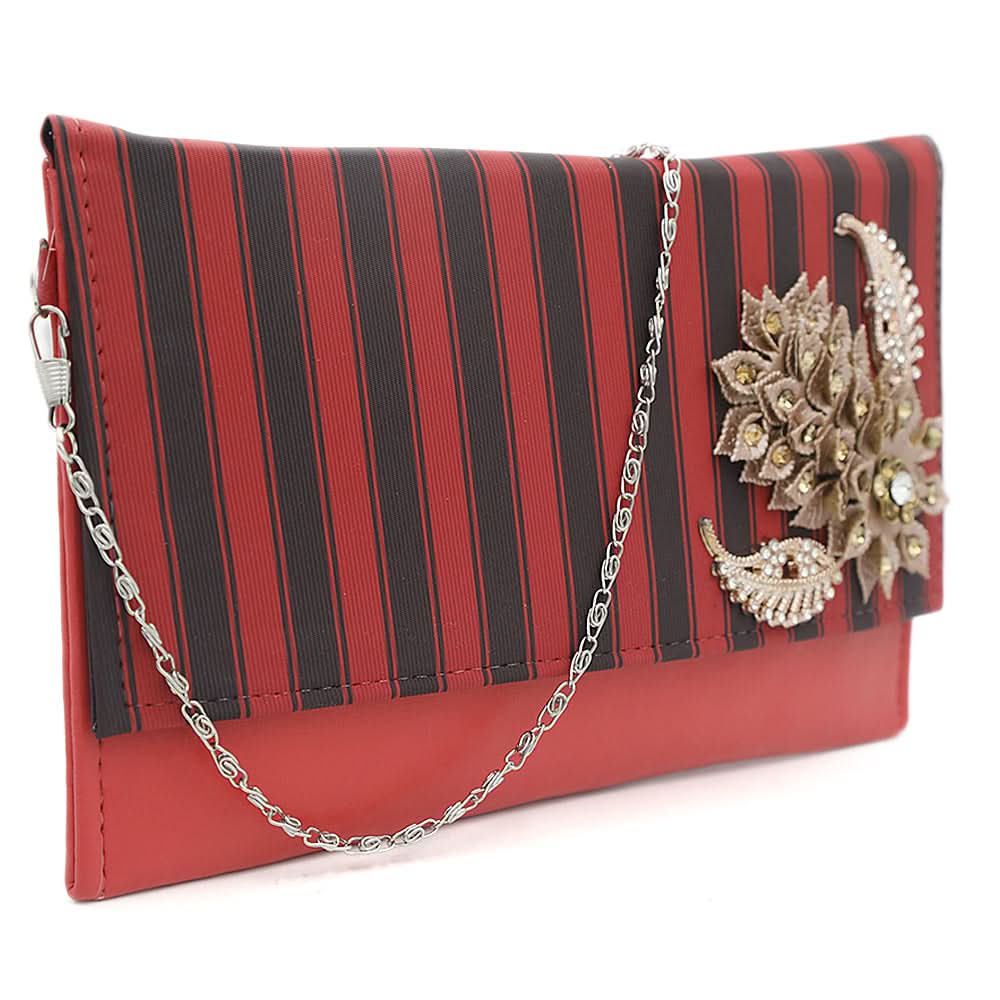 Women's Clutch K-2099 - Red, Women, Clutches, Chase Value, Chase Value