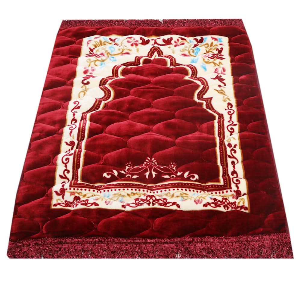 Ja-e-Namaz (Prayer Mat) - Maroon, Home & Lifestyle, Mats, Chase Value, Chase Value