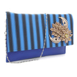 Women's Clutch K-2099 - Royal-Blue, Women, Clutches, Chase Value, Chase Value