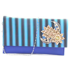 Women's Clutch K-2099 - Royal-Blue, Women, Clutches, Chase Value, Chase Value