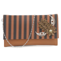 Women's Clutch K-2099 - Brown, Women, Clutches, Chase Value, Chase Value