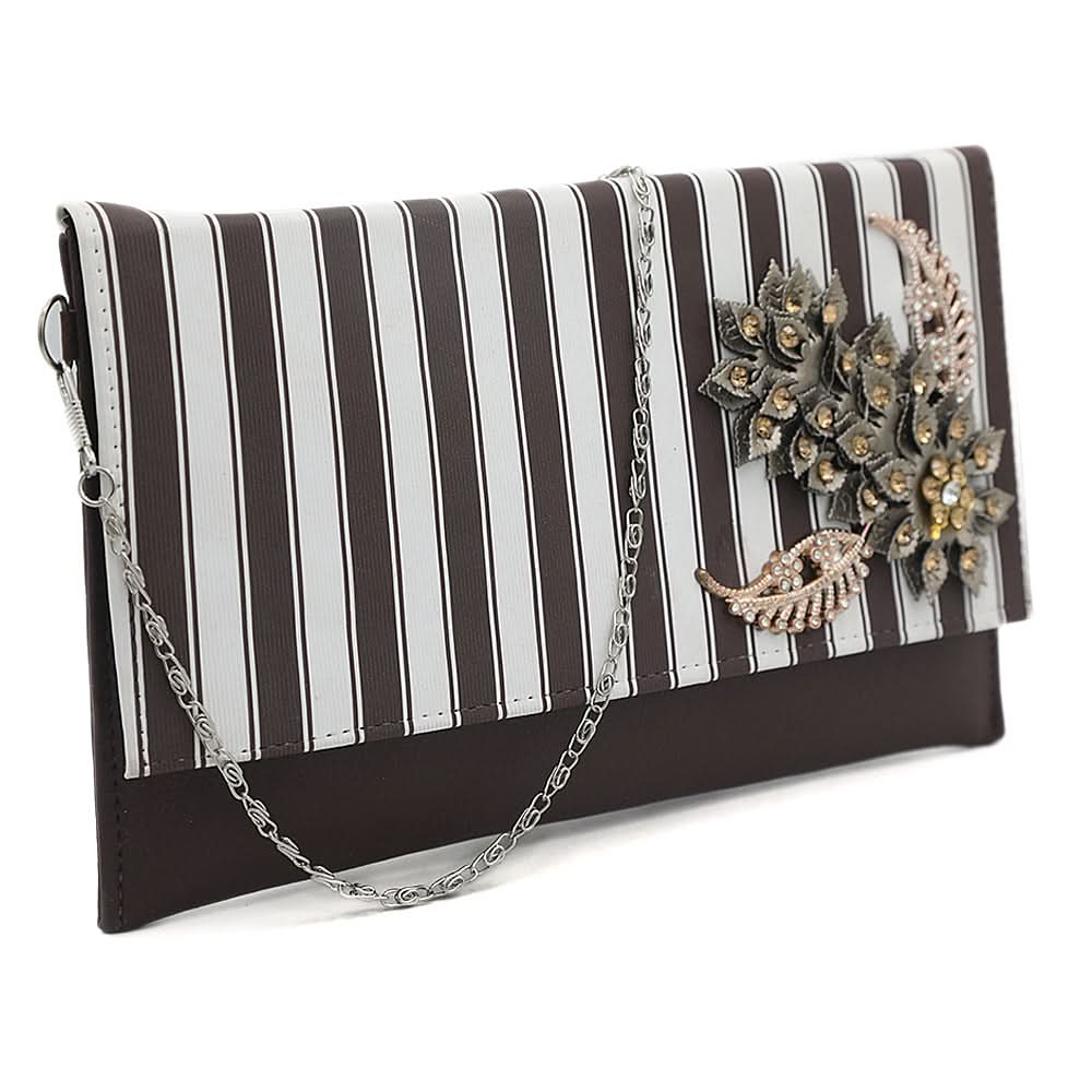 Women's Clutch K-2099 - Coffee, Women, Clutches, Chase Value, Chase Value