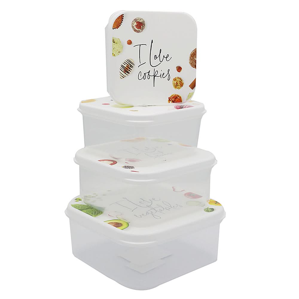 4 Pcs Square Funbox, Home & Lifestyle, Storage Boxes, Chase Value, Chase Value