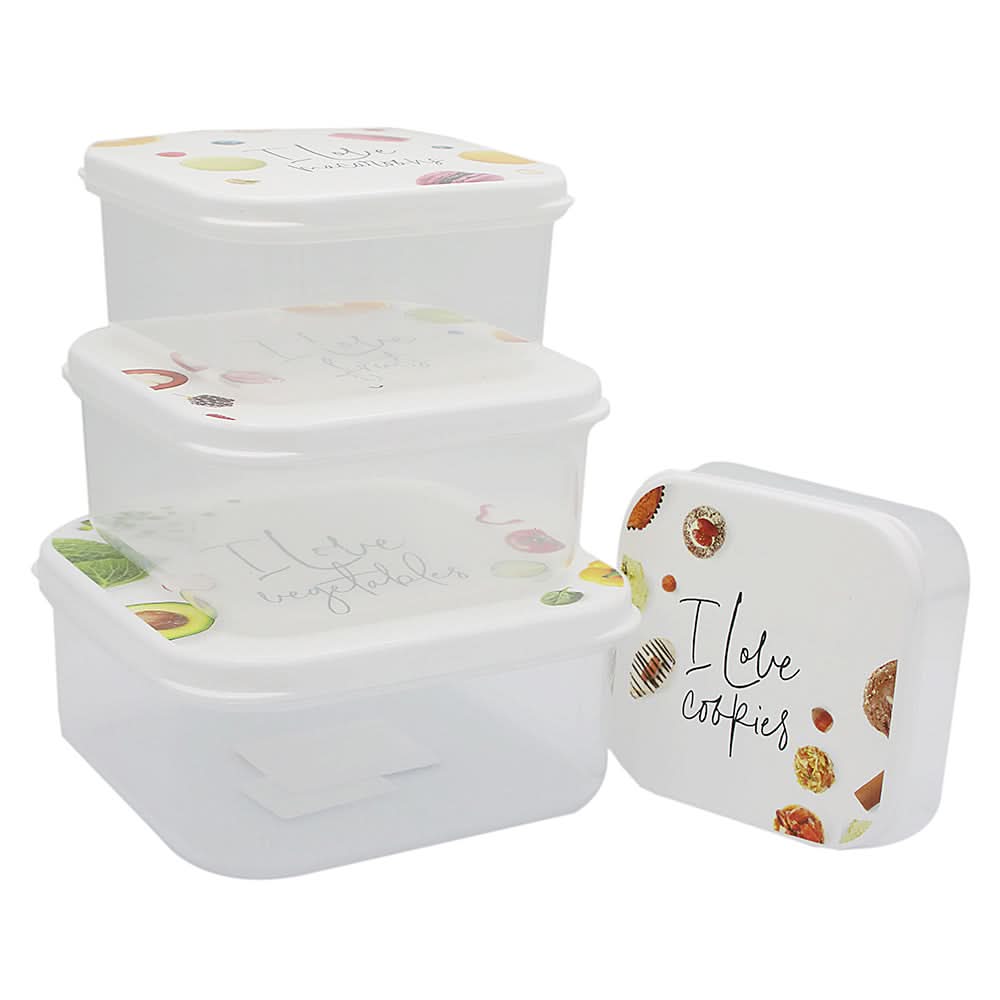 4 Pcs Square Funbox, Home & Lifestyle, Storage Boxes, Chase Value, Chase Value