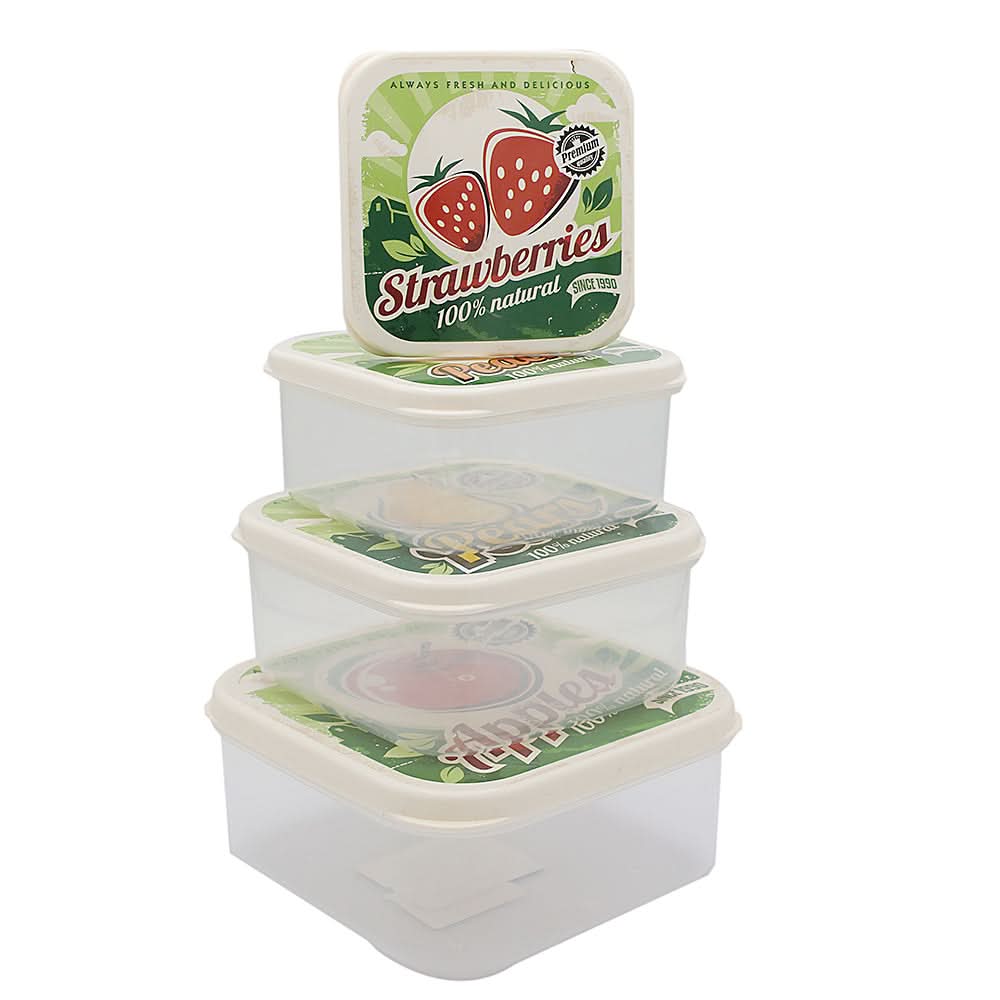 4 Pcs Square Funbox, Home & Lifestyle, Storage Boxes, Chase Value, Chase Value