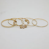Women's Bangles - Golden, Women, Bangles & Bracelets, Chase Value, Chase Value