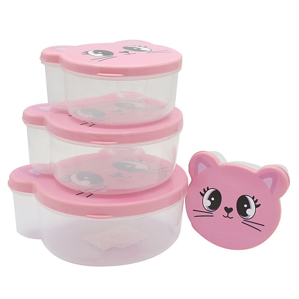 4 Pcs Zoo Storage Box - Pink, Home & Lifestyle, Storage Boxes, Chase Value, Chase Value