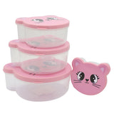 4 Pcs Zoo Storage Box - Pink, Home & Lifestyle, Storage Boxes, Chase Value, Chase Value