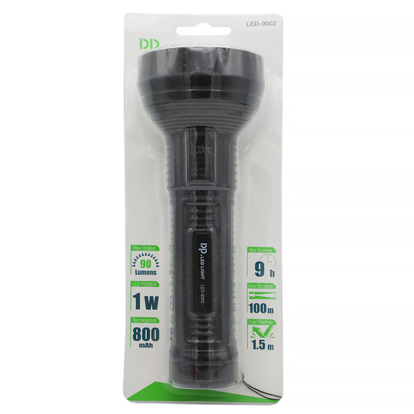 DP Torch Light LED-9002 - Black, Home & Lifestyle, Emergency Lights & Torch, Chase Value, Chase Value