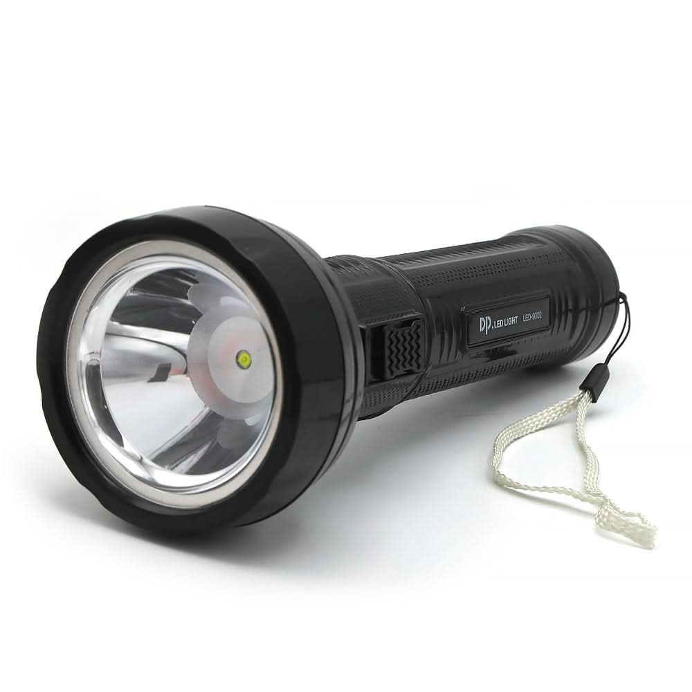 DP Torch Light LED-9002 - Black, Home & Lifestyle, Emergency Lights & Torch, Chase Value, Chase Value
