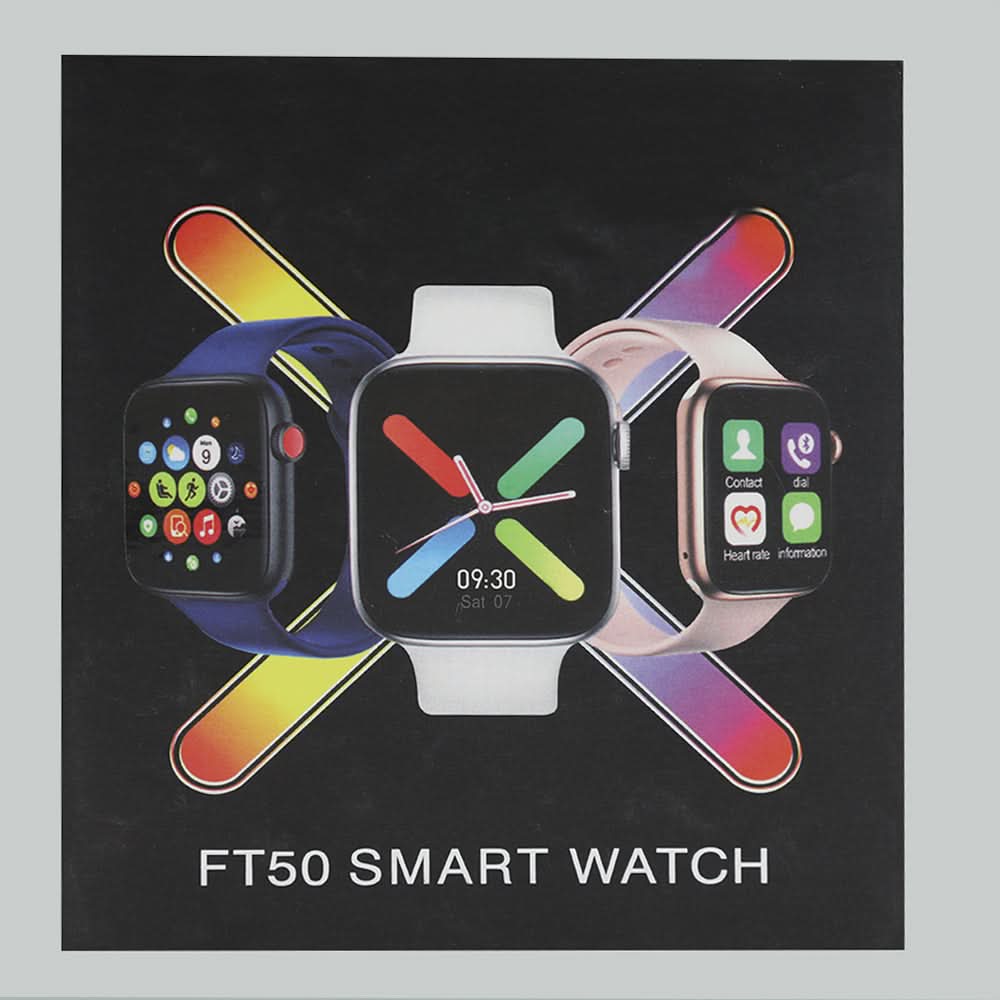 Men's Smart Watch FT50 - Black, Men, Watches, Chase Value, Chase Value