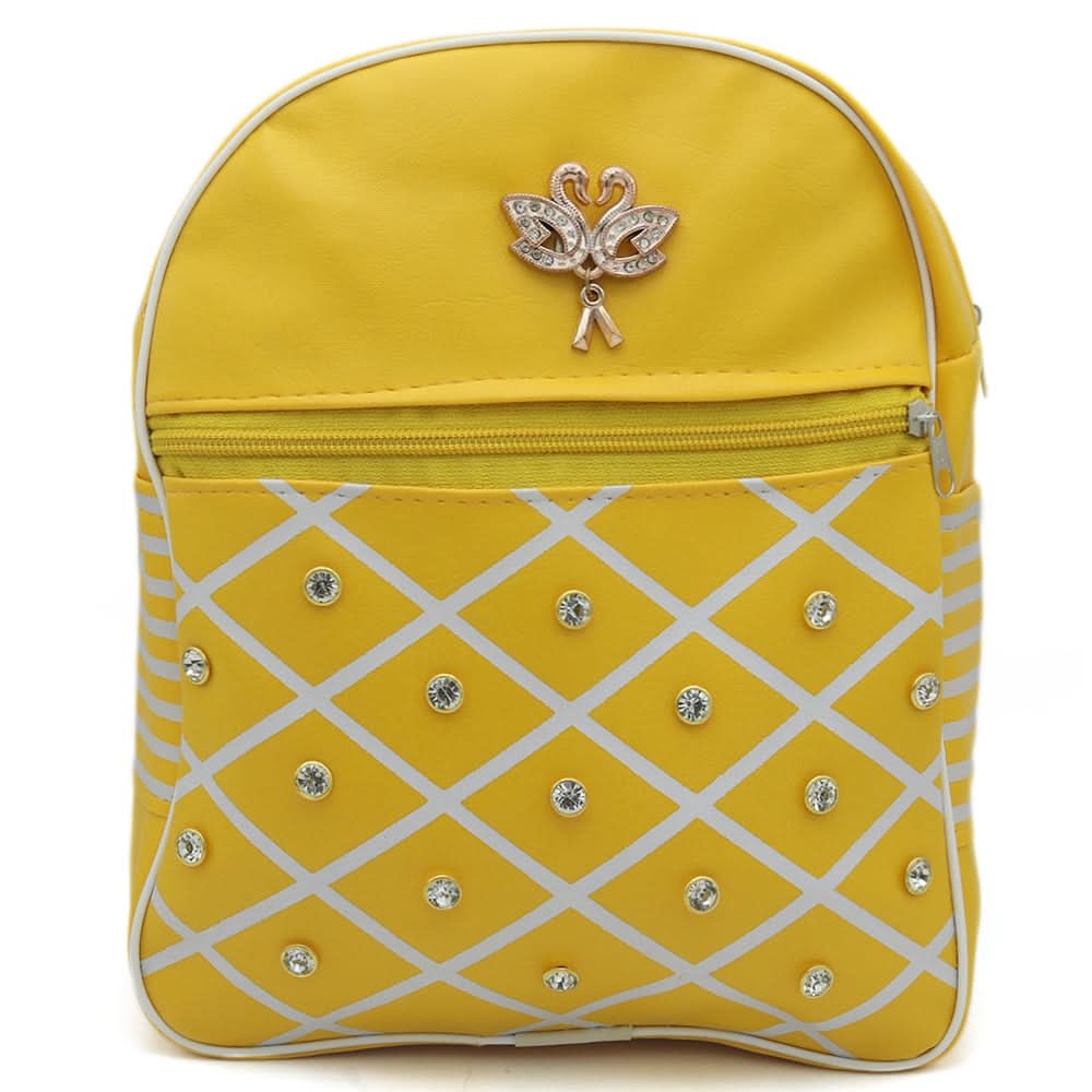 Girls Bag pack 7801 - Yellow, Kids, Kids Bags, Chase Value, Chase Value