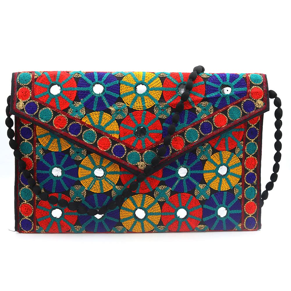 Women's Fancy Clutch 06-3 Circle - Multi, Women, Clutches, Chase Value, Chase Value