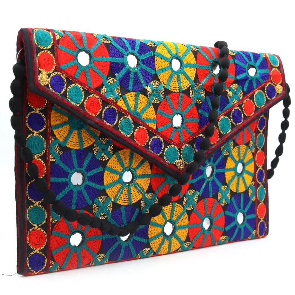 Women's Fancy Clutch 06-3 Circle - Multi, Women, Clutches, Chase Value, Chase Value