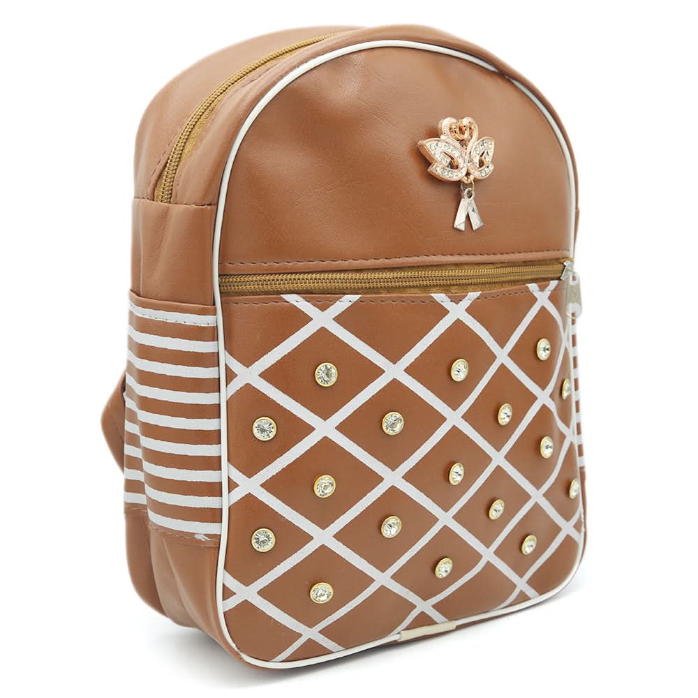 Girls Bag pack 7801 - Brown, Kids, Kids Bags, Chase Value, Chase Value