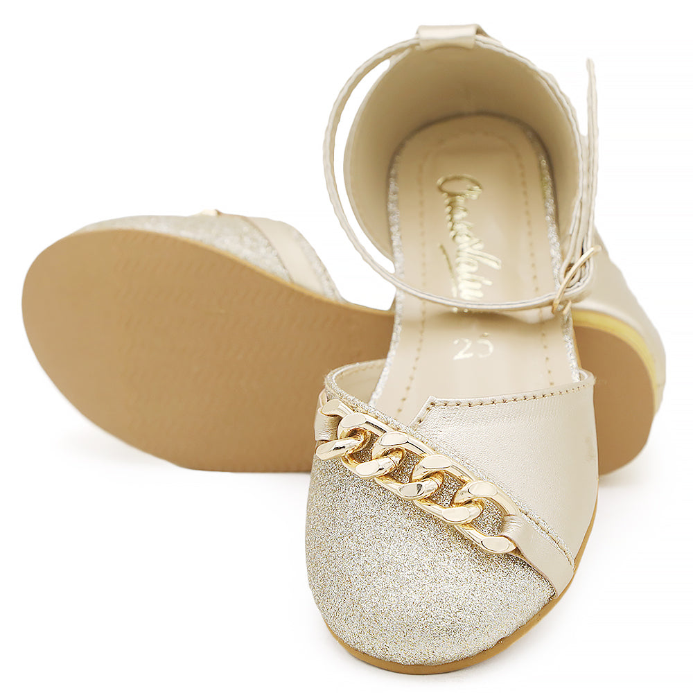 Girls Sandal - Golden, Kids, Girls Sandals, Chase Value, Chase Value