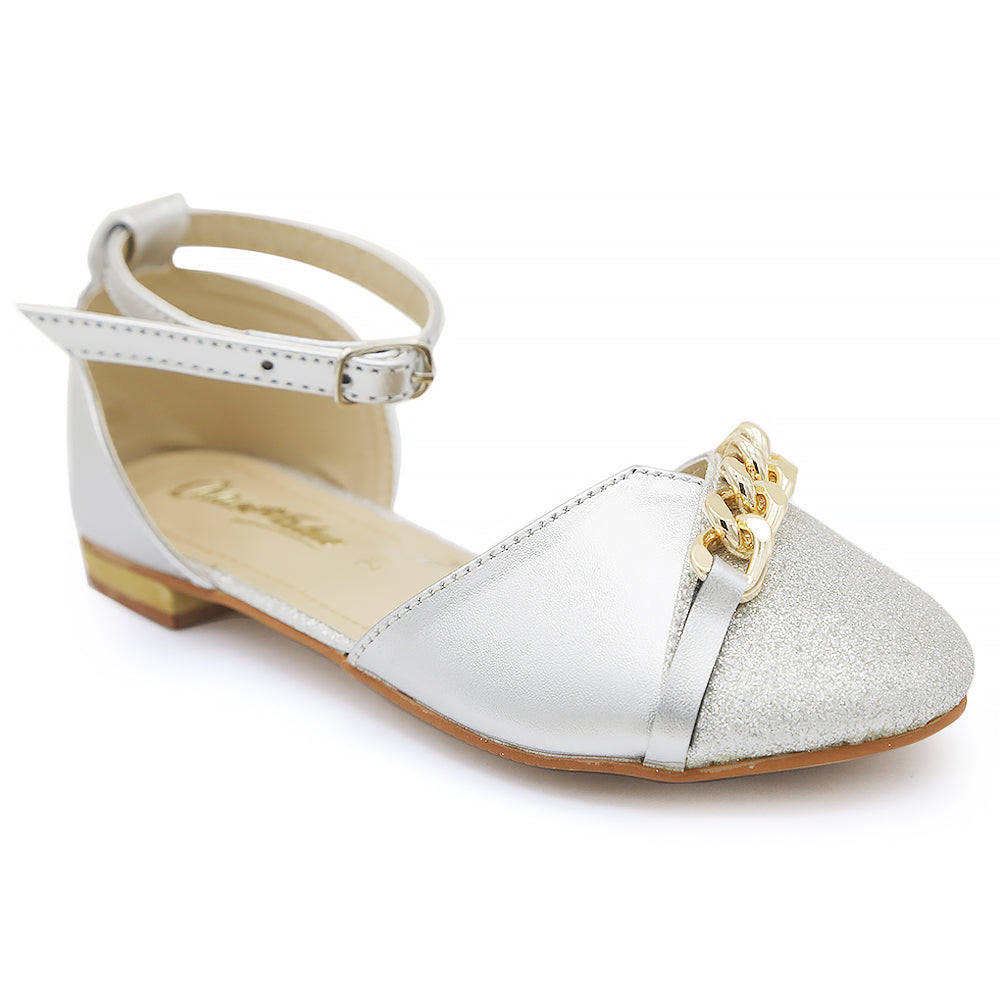 Girls Sandal - Silver, Kids, Girls Sandals, Chase Value, Chase Value