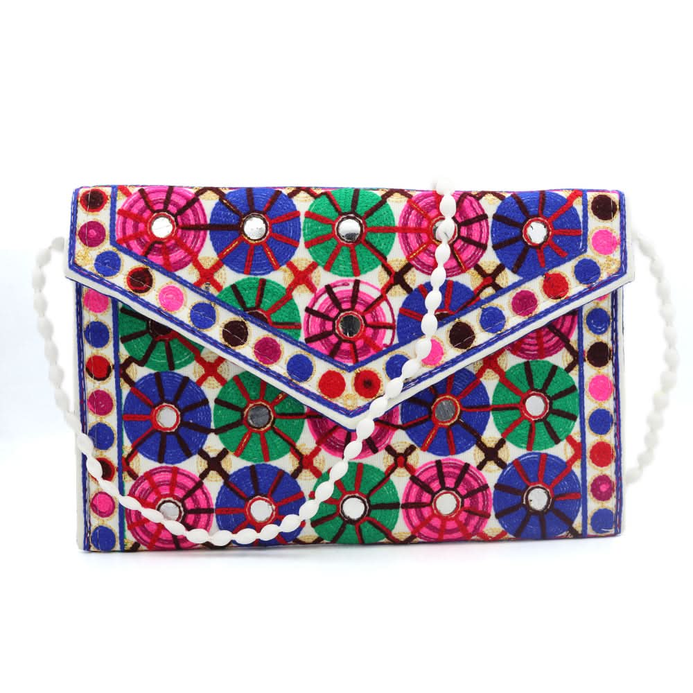 Women's Fancy Clutch 06-3 Circle - Multi, Women, Clutches, Chase Value, Chase Value