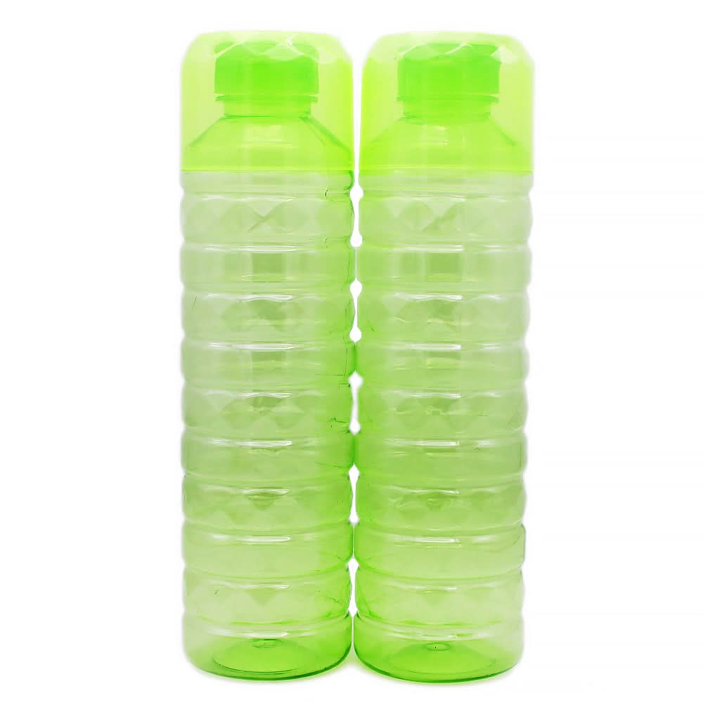 Glass Water Bottle 2 Pcs - Green, Home & Lifestyle, Glassware & Drinkware, Chase Value, Chase Value