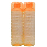 Glass Water Bottle (2 Pcs) - Orange, Kids, Tiffin Boxes And Bottles, Chase Value, Chase Value