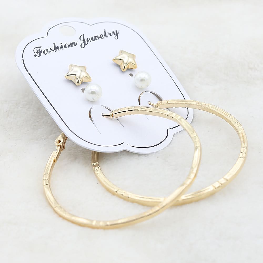 Women's Ear Bali - Golden, Women, Earrings & Tops, Chase Value, Chase Value