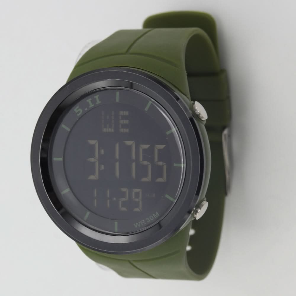Men's Digital Watch - Green, Men, Watches, Chase Value, Chase Value