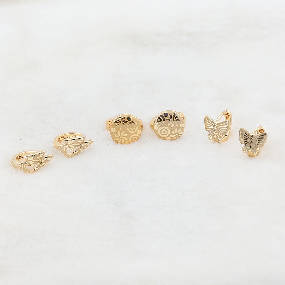 Women's Ear Bali - Golden, Women, Earrings & Tops, Chase Value, Chase Value