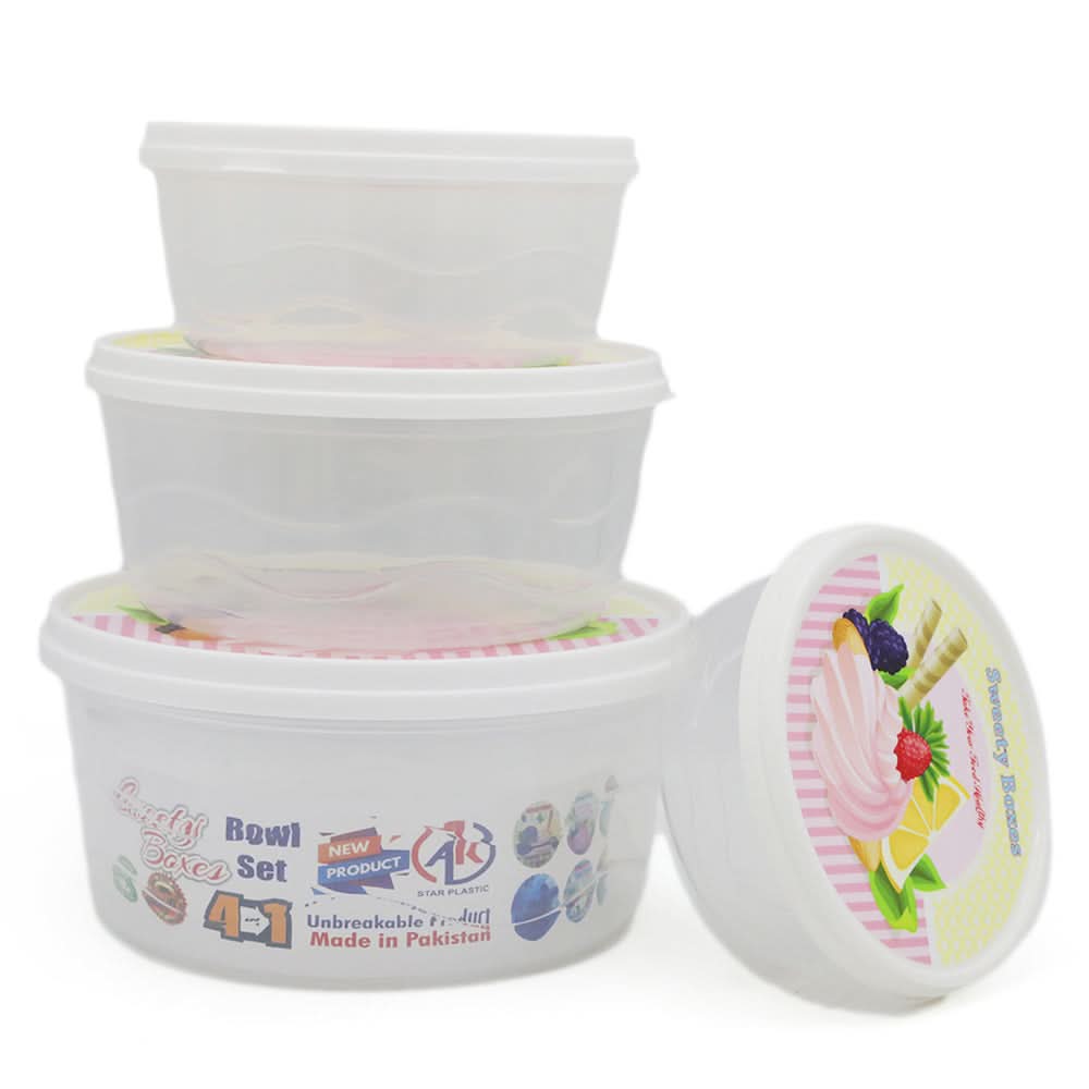 Sweety Box Set 4 In 1 - Multi-D, Home & Lifestyle, Storage Boxes, Chase Value, Chase Value