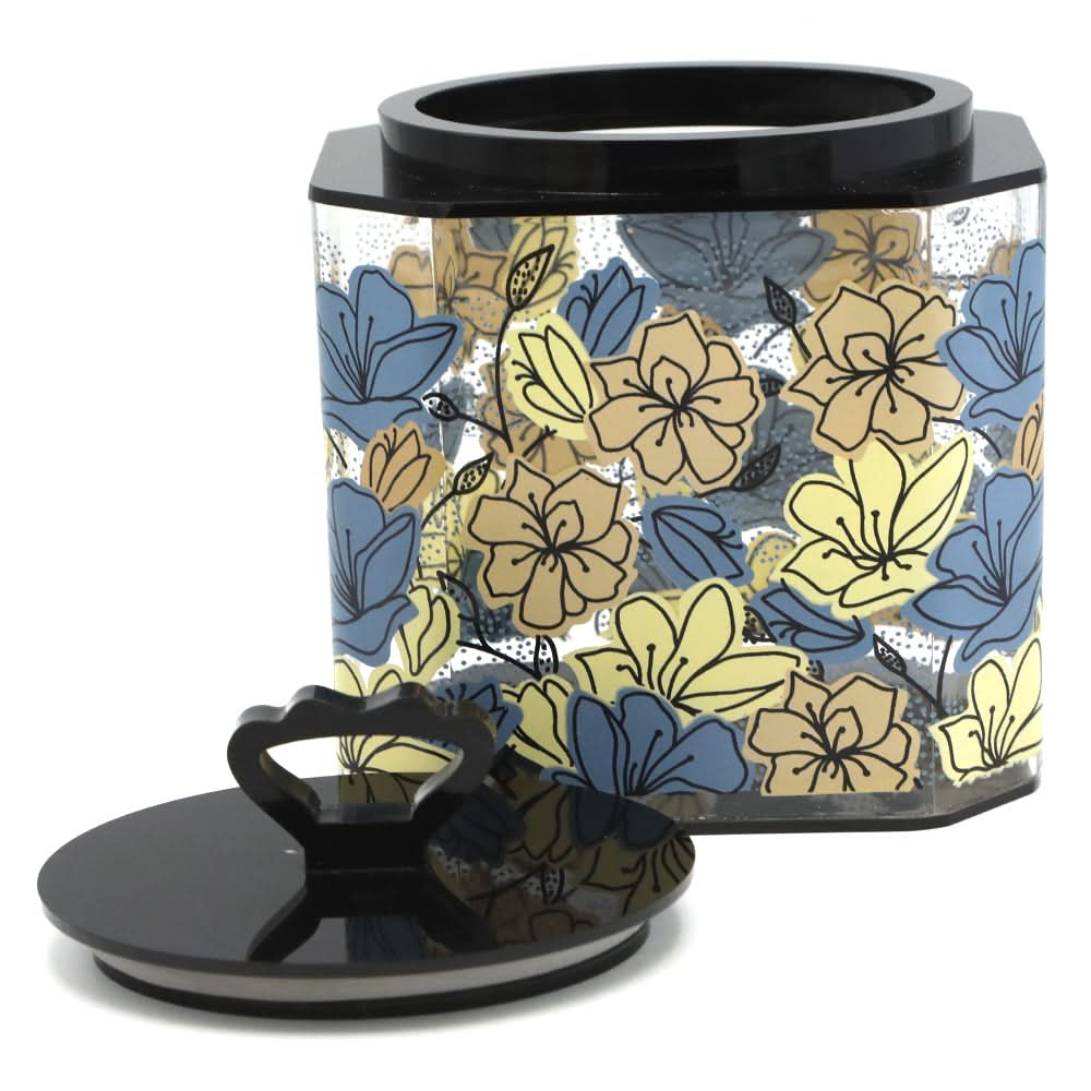 Crystal Air Tight Jar Medium - Black-A, Home & Lifestyle, Storage Boxes, Chase Value, Chase Value