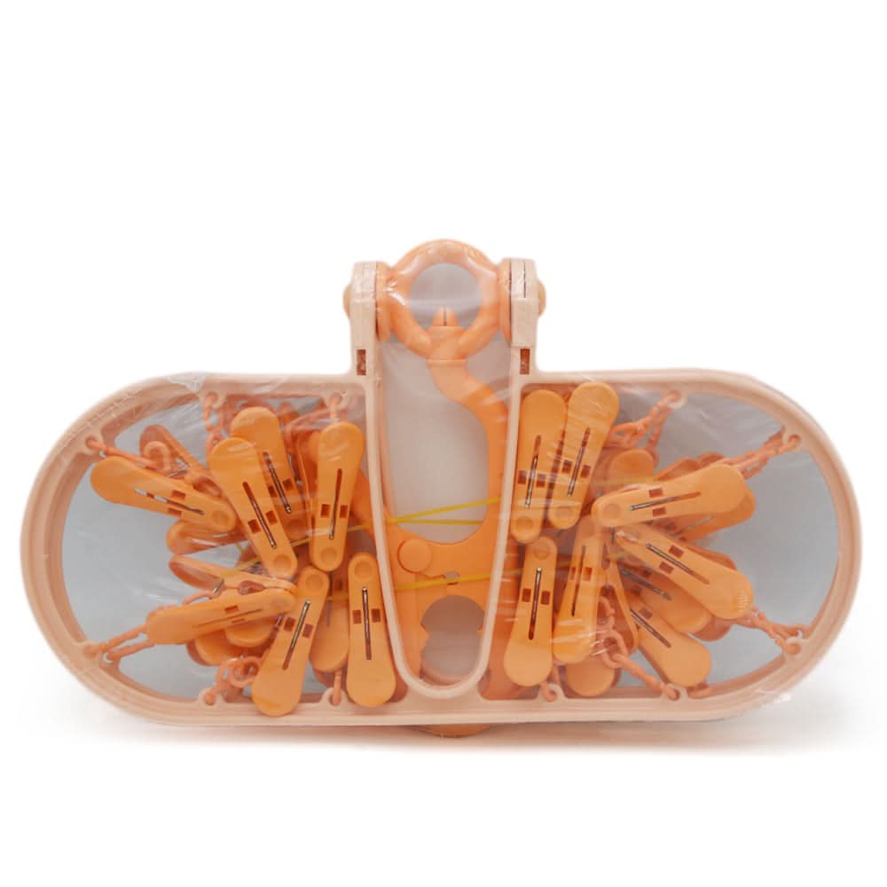 Cloth Hanger 24Pcs - Peach, Home & Lifestyle, Accessories, Chase Value, Chase Value