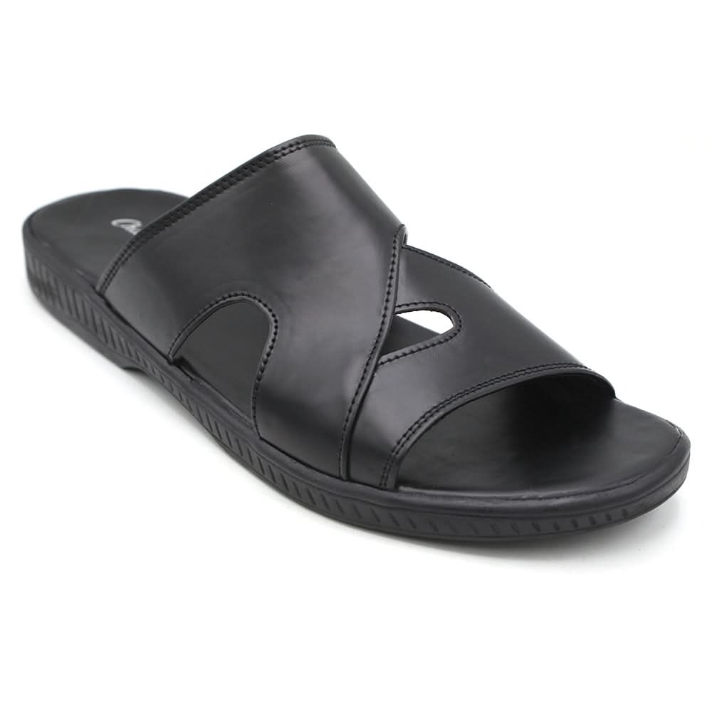 Men's Slipper - Black, Men, Slippers, Chase Value, Chase Value