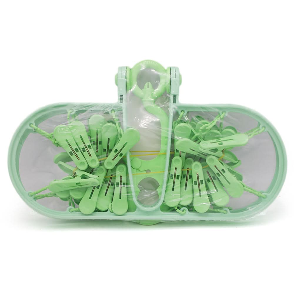 Cloth Hanger 24Pcs - Green, Home & Lifestyle, Accessories, Chase Value, Chase Value