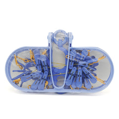 Cloth Hanger 24Pcs - Blue, Home & Lifestyle, Accessories, Chase Value, Chase Value