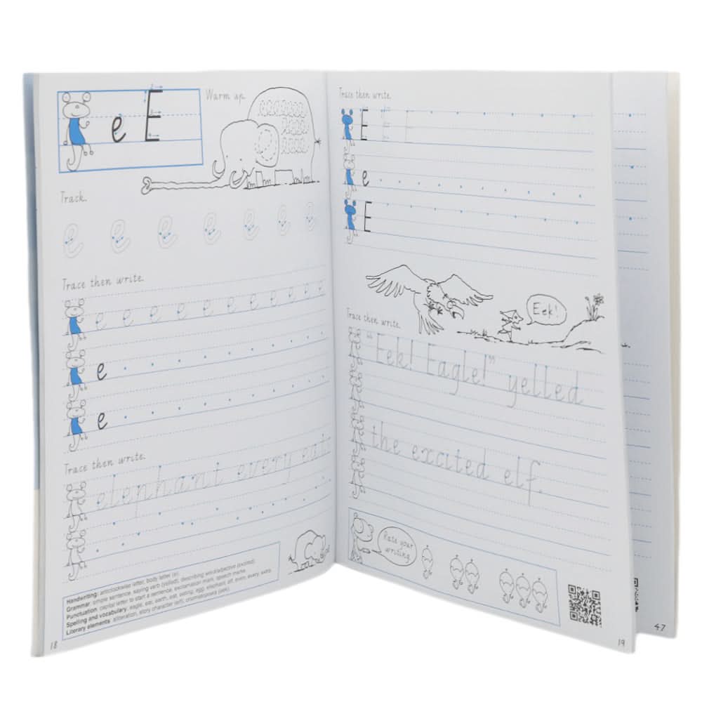 Hand Writing Set Black - Multi, Kids, Kids Colouring Books, Chase Value, Chase Value