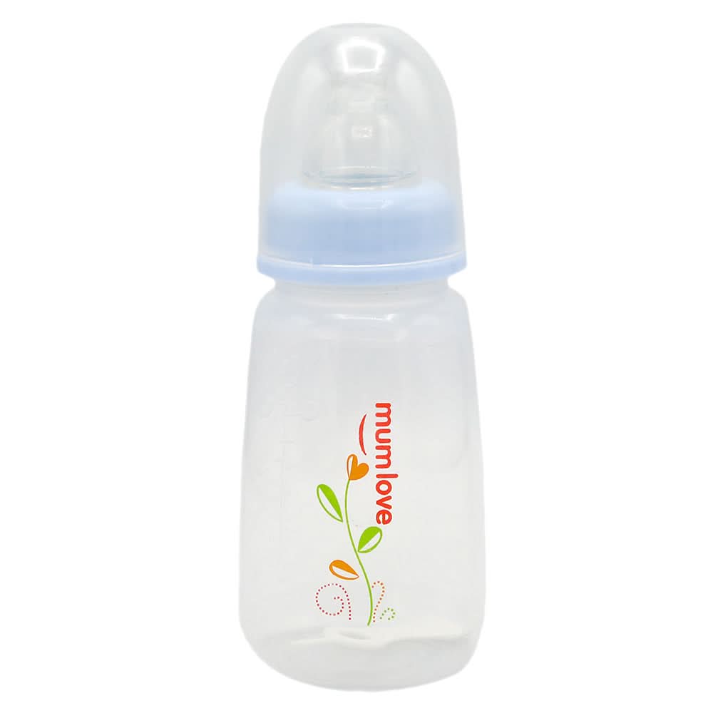 Mum Love Square Baby Bottle 150ml B0408 - Light Blue, Kids, Feeding Supplies, Chase Value, Chase Value