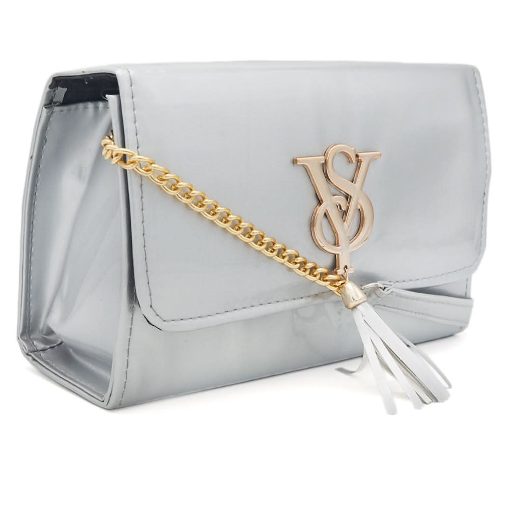 Women Clutch 9155 - Silver, Women, Bags, Chase Value, Chase Value