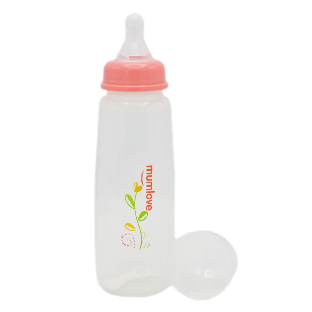 Mum Love Square Baby Bottle 270ml B0407 - Pink, Kids, Feeding Supplies, Chase Value, Chase Value