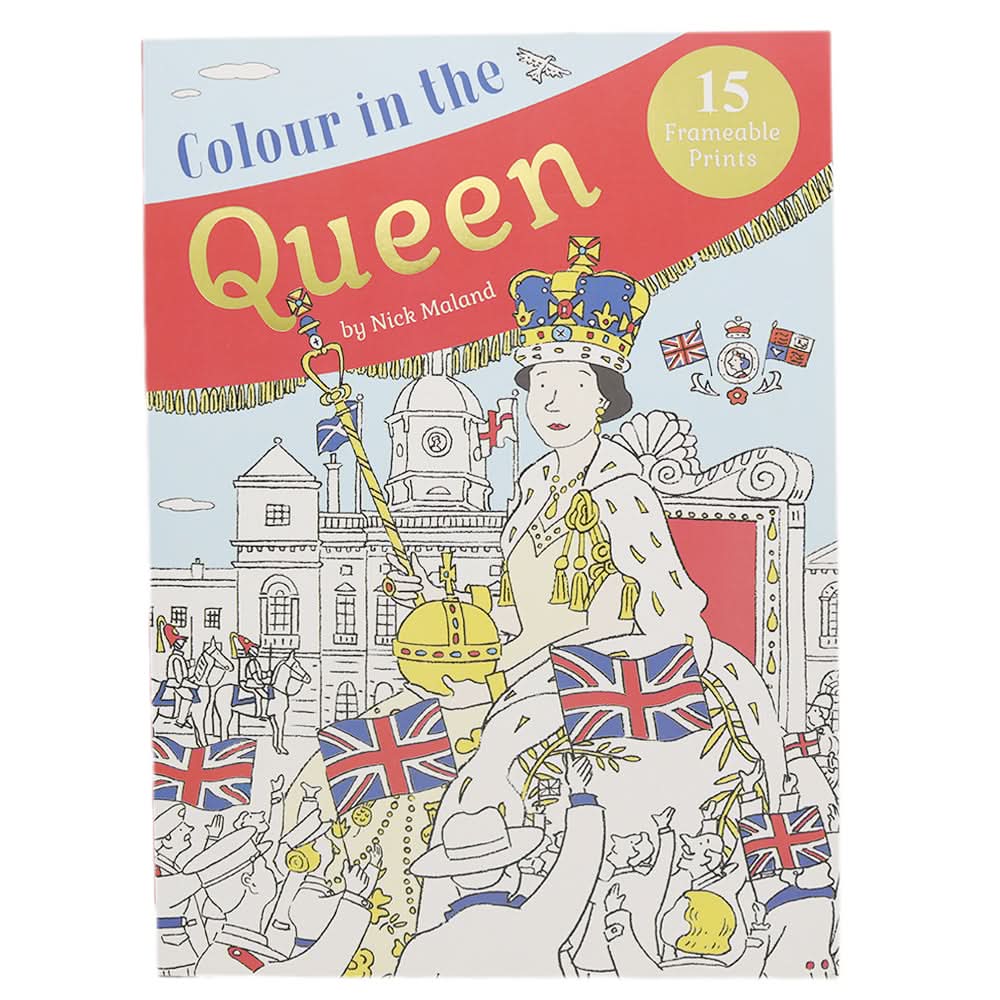 Queen Coloring Book - Multi, Kids, Kids Colouring Books, Chase Value, Chase Value