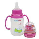 Mum Love Baby Bottle with Handle Ring 150ml B0328-B - Purple, Kids, Feeding Supplies, Chase Value, Chase Value