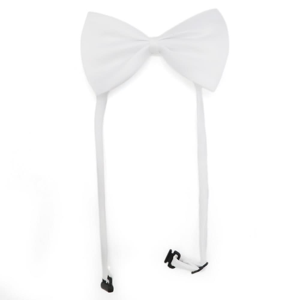 Kids Bow Plain - White, Kids, Tie And Bow, Chase Value, Chase Value