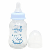 Mum Love Glass Bottle 125ml B0397 - Light Blue, Kids, Feeding Supplies, Chase Value, Chase Value