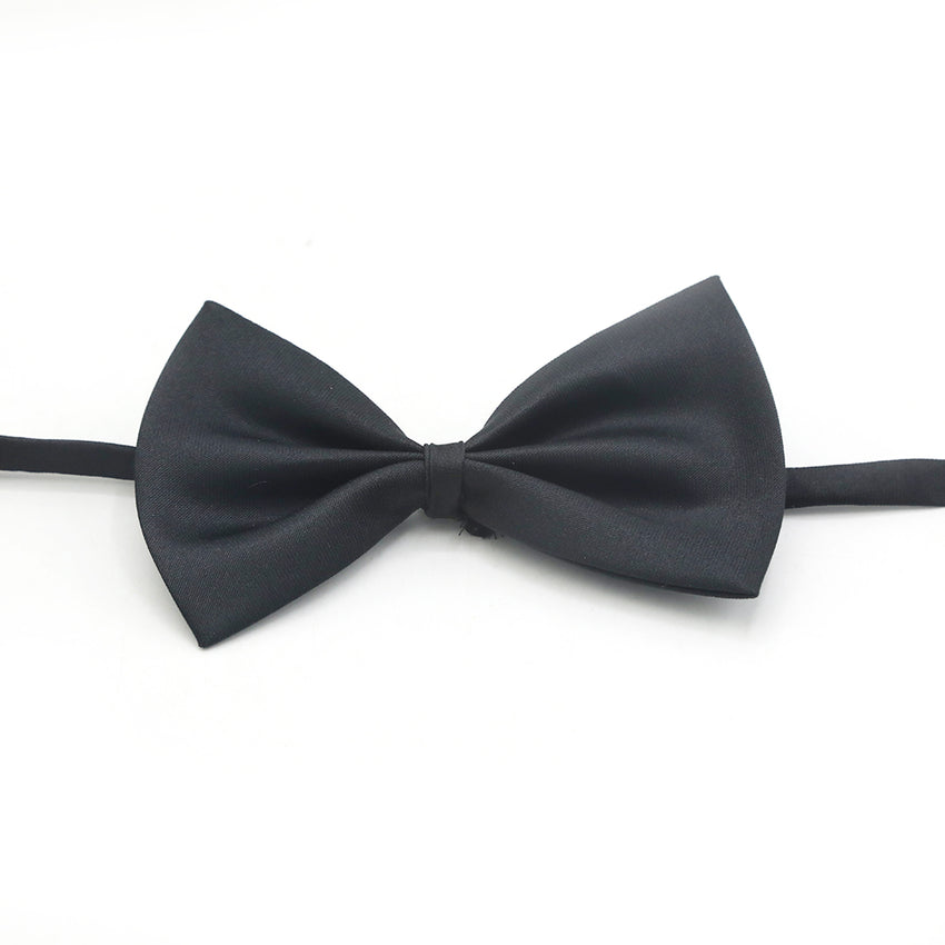 Kids Bow Plain - Black, Boys Tie & Bow, Chase Value, Chase Value