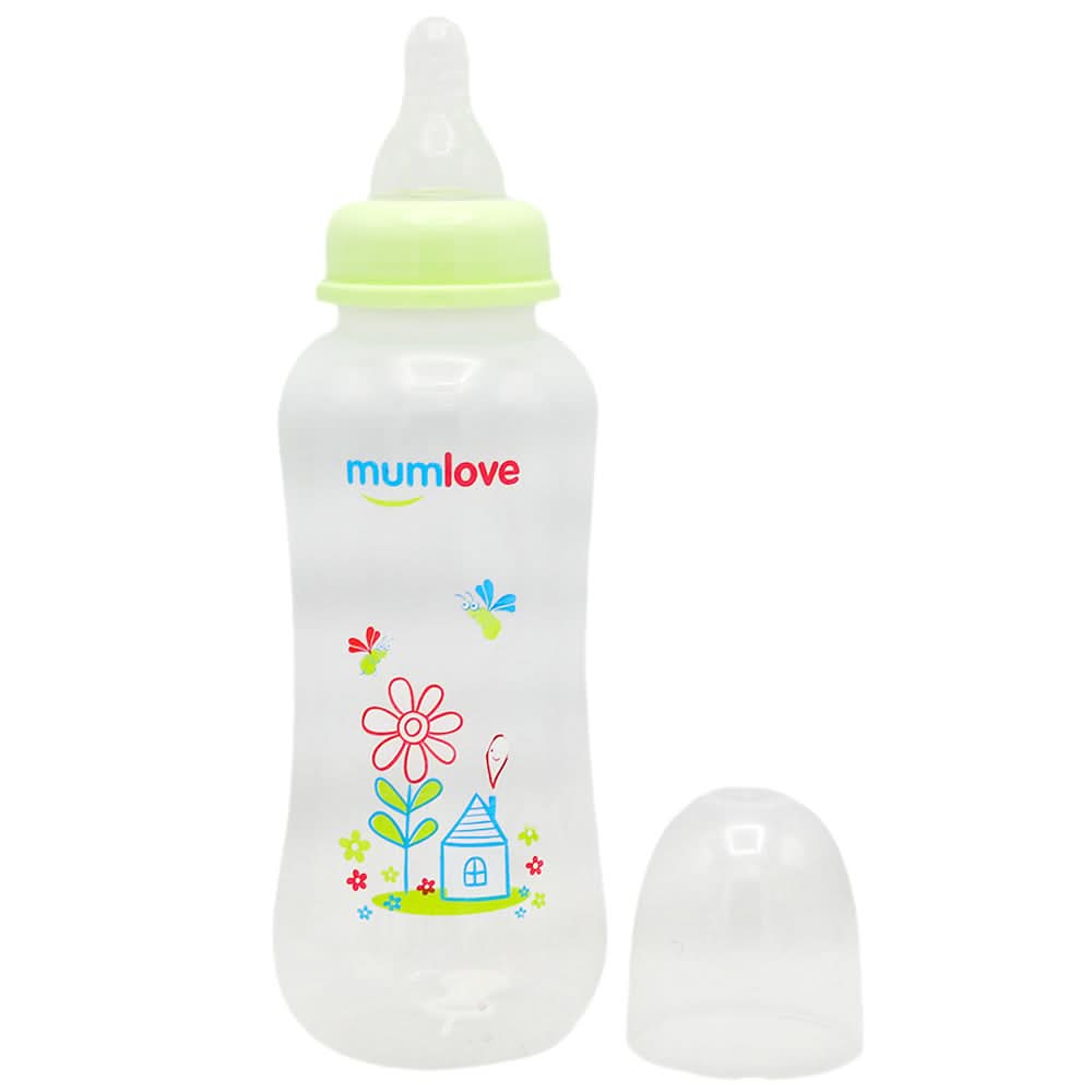 Mum Love Arc Baby Bottle 300ml B805-B - Light Green, Kids, Feeding Supplies, Chase Value, Chase Value