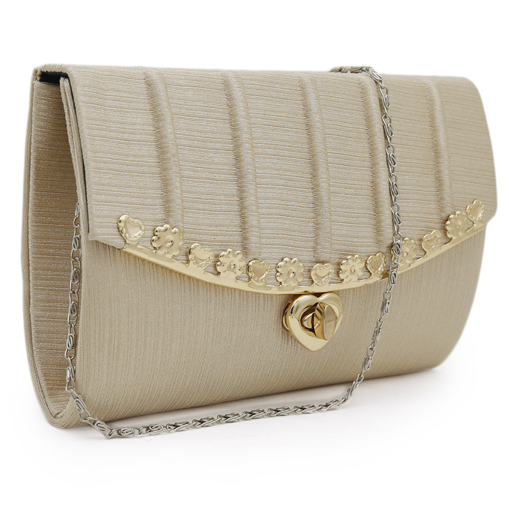 Women's Clutch - Golden, Women, Clutches, Chase Value, Chase Value