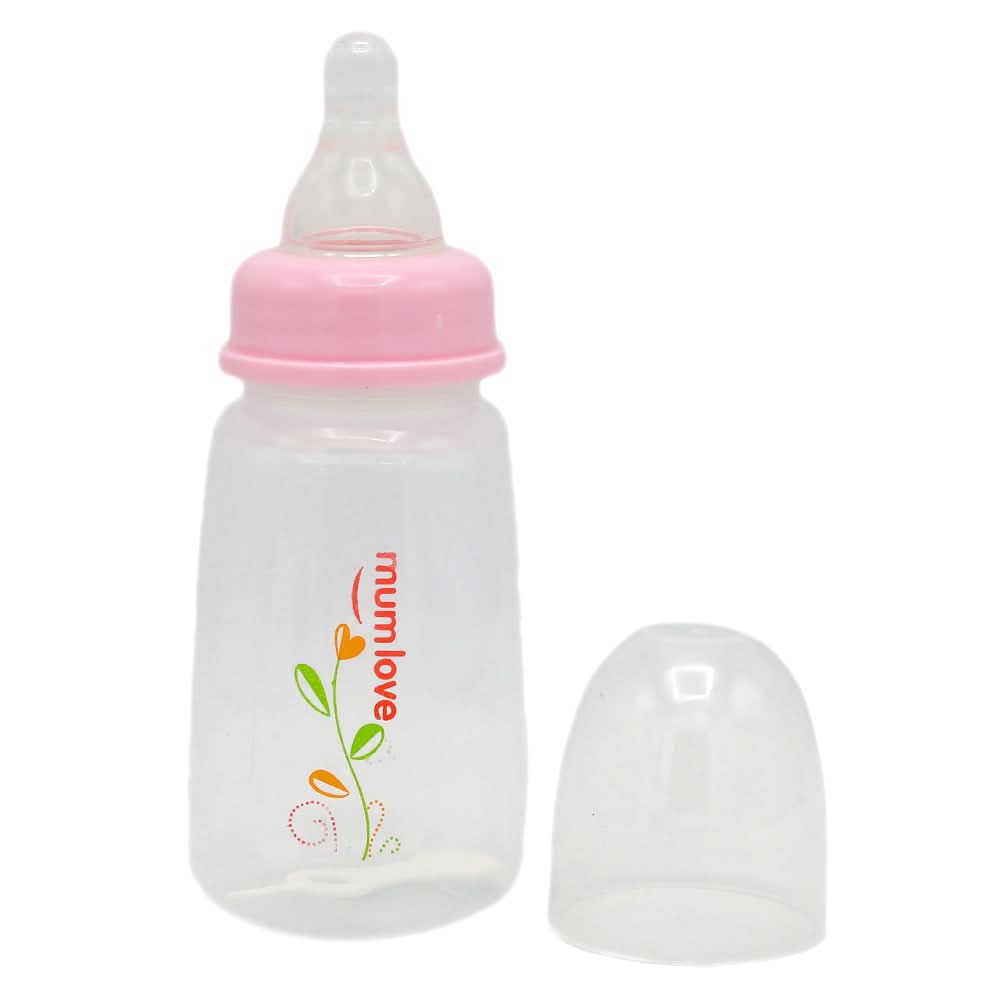Mum Love Square Baby Bottle 150ml B0408 - Pink, Kids, Feeding Supplies, Chase Value, Chase Value