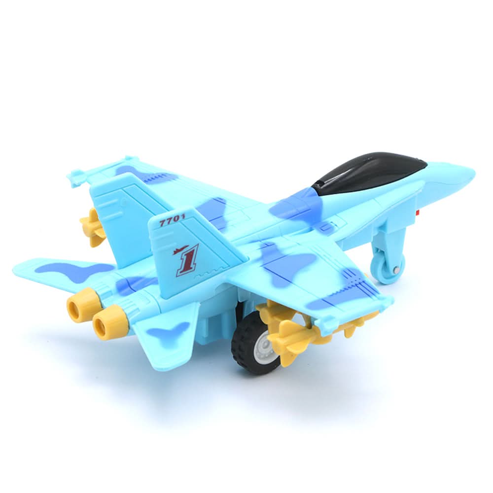 Kids Fighters Plane - Blue, Kids, Non-Remote Control, Chase Value, Chase Value