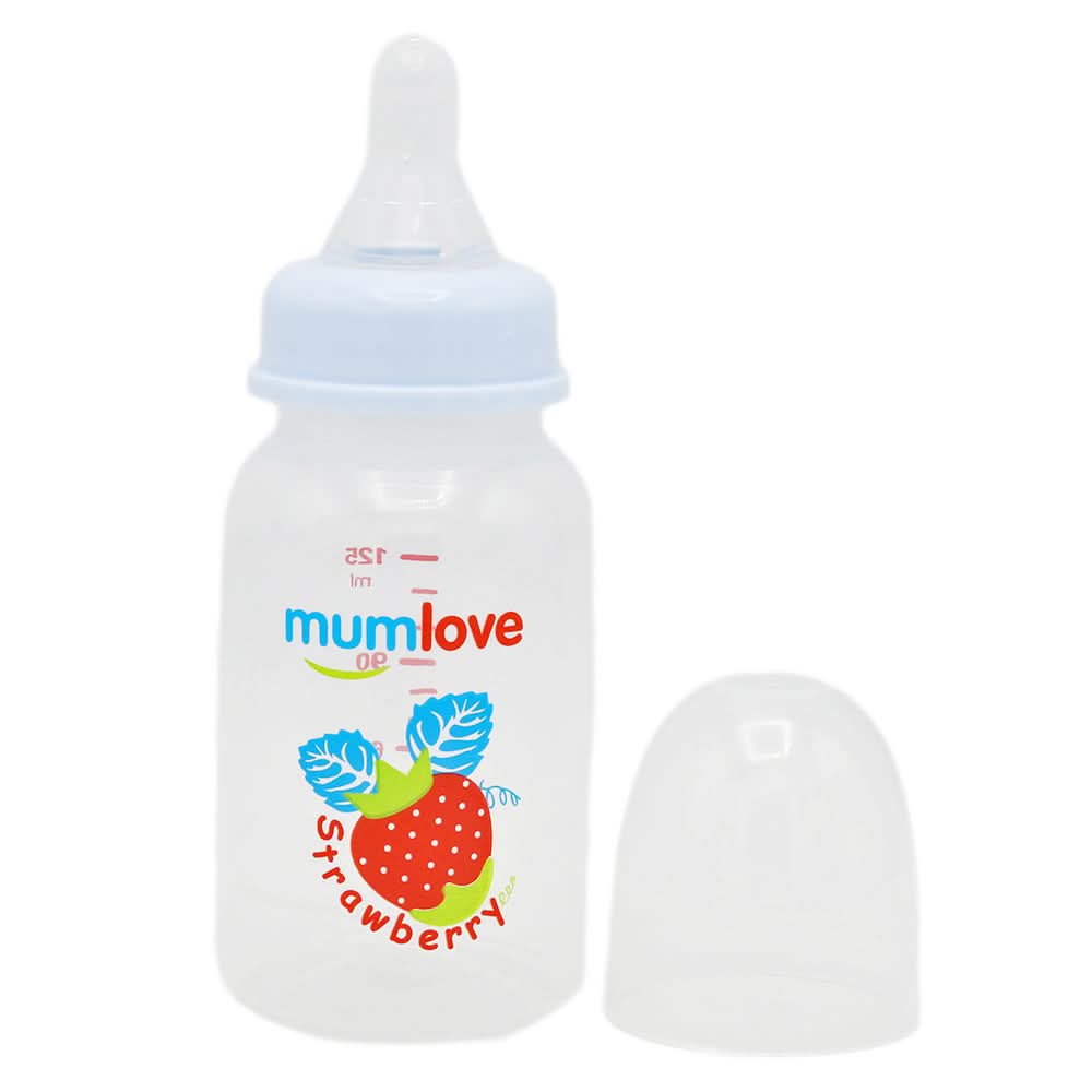 Mum Love Auto Feeding Bottle 125ml B401-B - Light Blue, Kids, Feeding Supplies, Chase Value, Chase Value