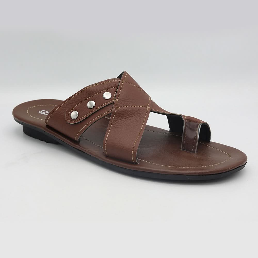 Men's Slippers SK-027 - Brown, Men, Slippers, Chase Value, Chase Value